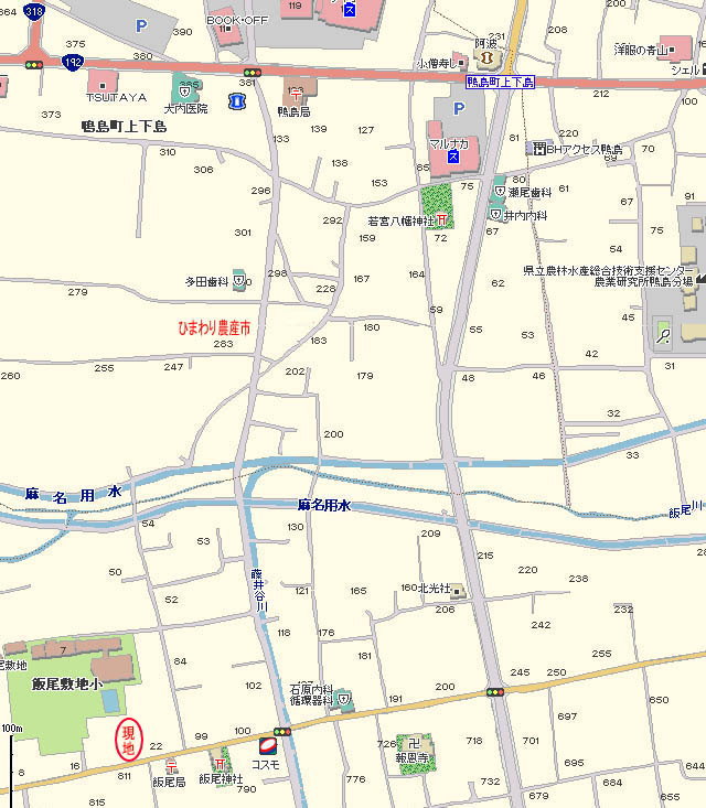 現地案内図