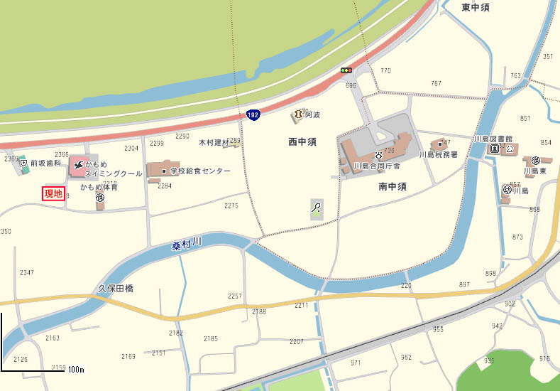 現地案内地図
