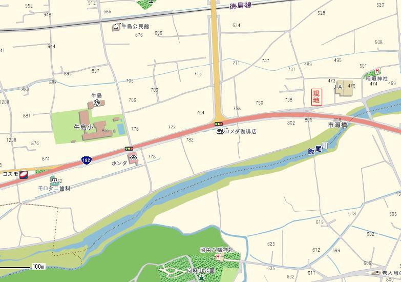 現地案内図